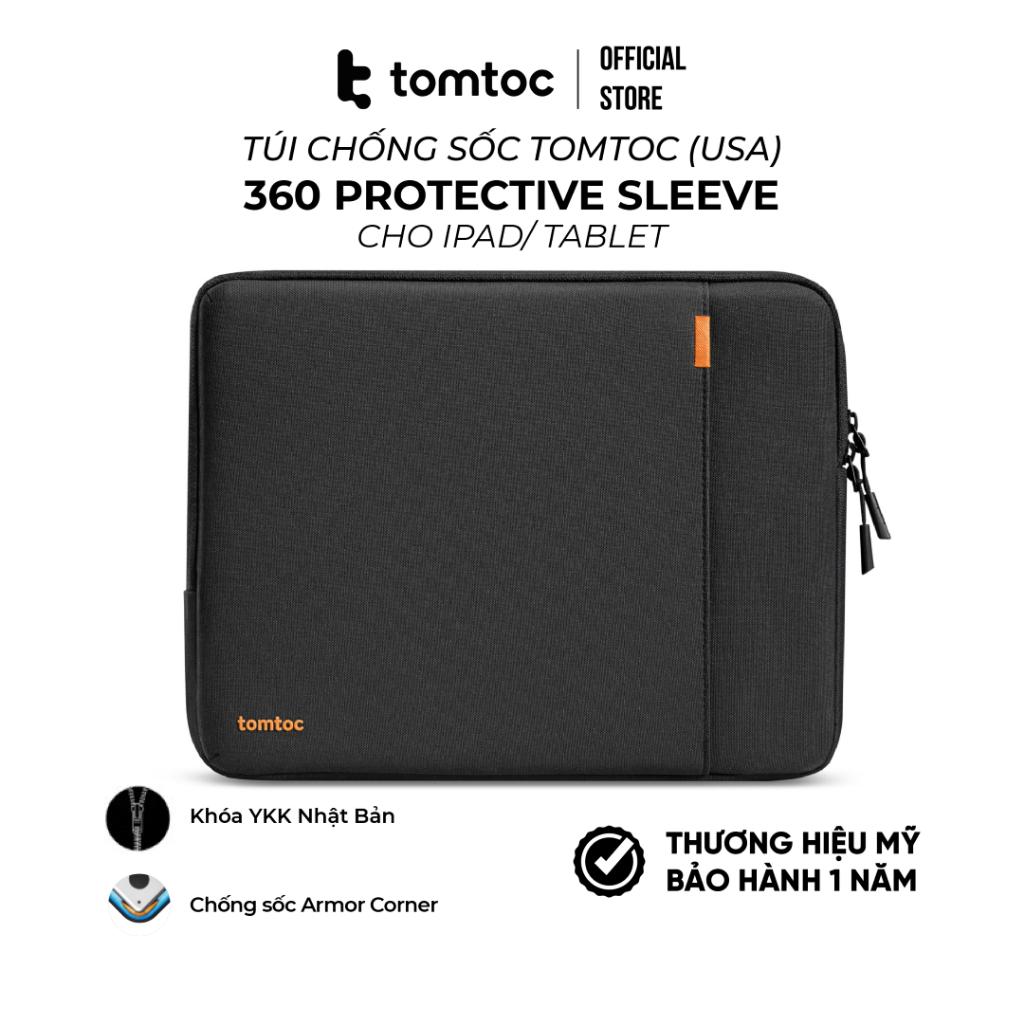 Túi chống sốc Tomtoc (USA) 360 Protective Tablet Sleeve cho iPad Pro 11/ 12.9 inch M2/M1 Hàng chính hãng