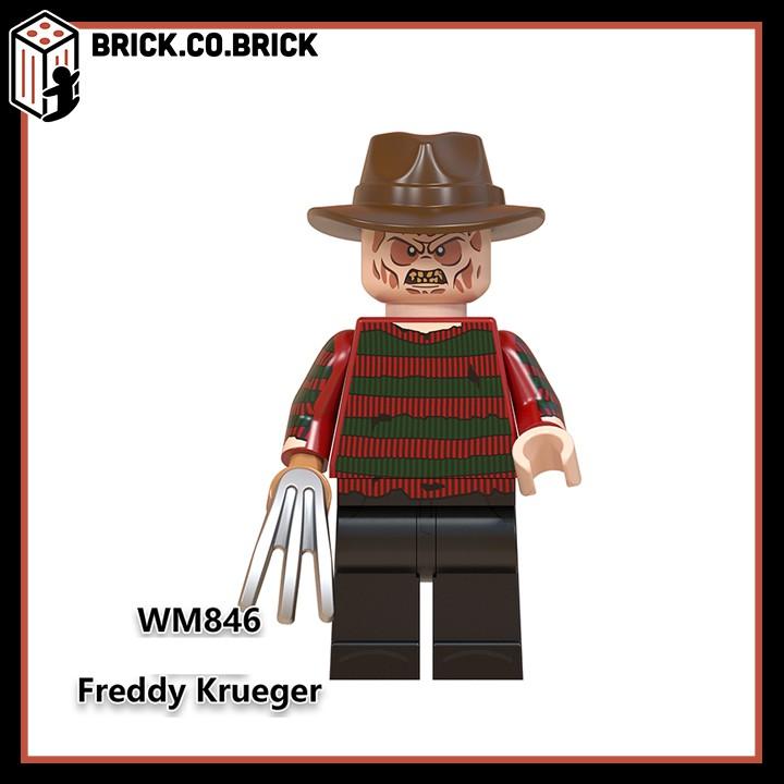 Mô Hình Lắp Ráp Sáng Tạo minifig Nhân vật Kinh dị Horror Thriller The Saw WM6075