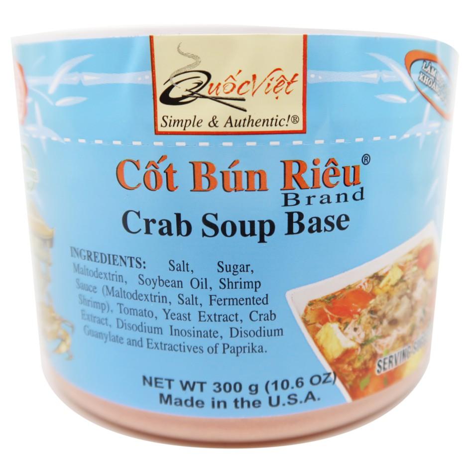 GIA VỊ NẤU Bún riêu Quốc Việt Foods 300g-Gia vị hoàn chỉnh nhập khẩu