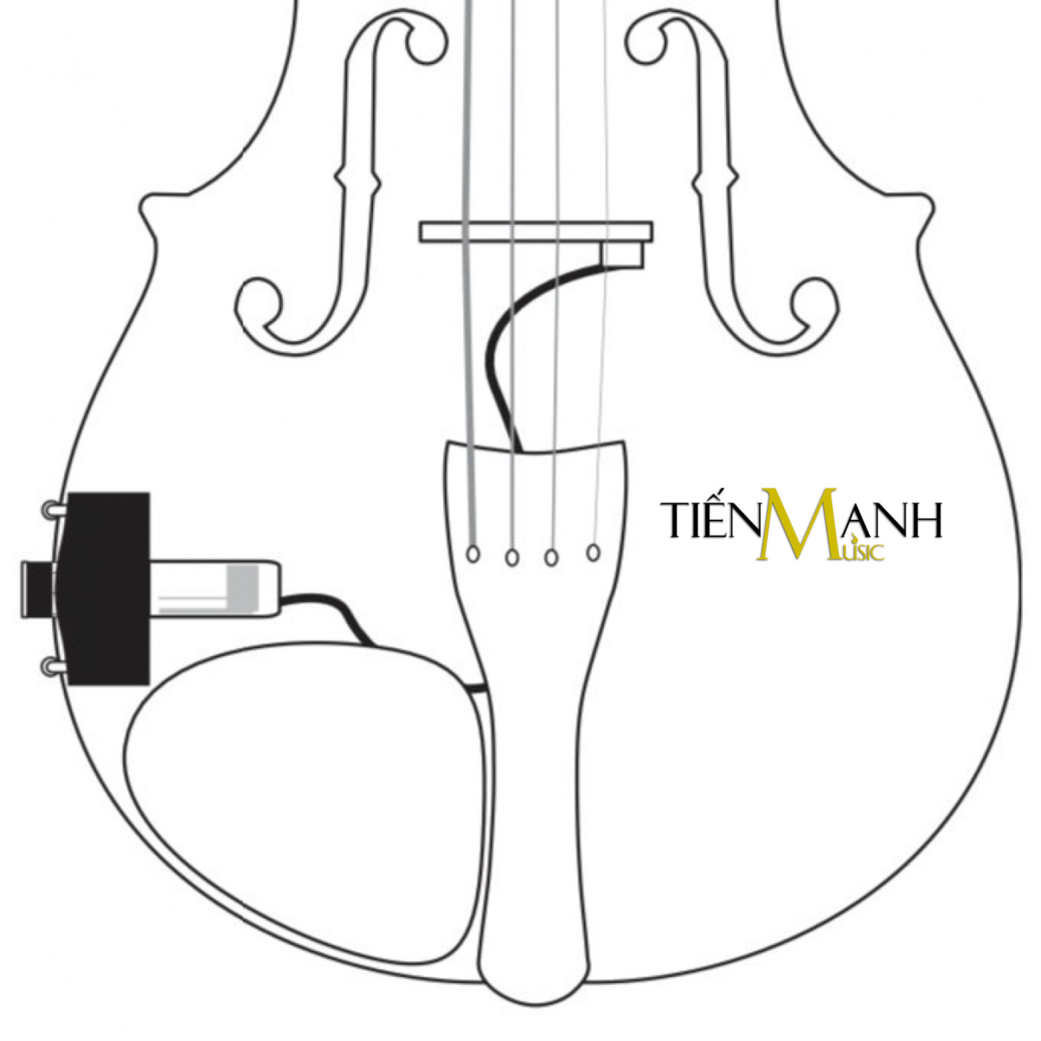 Pickup Đàn Violin Fishman V200 - Thiết Bị Thu Âm Thanh Viola Classic Series V-200 PRO-V20-0VI Hàng Chính Hãng - Kèm Móng Gẩy DreamMaker