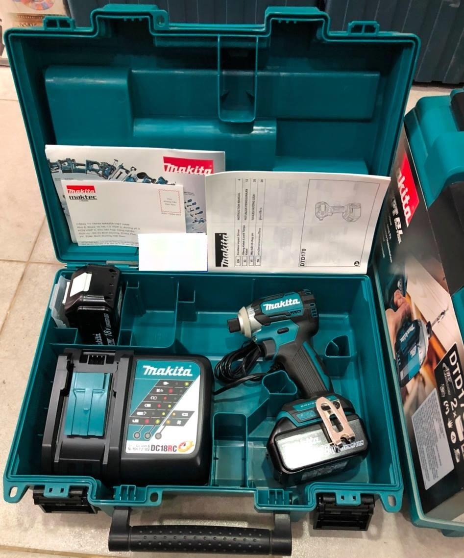 MÁY VẶN VÍT DÙNG PIN  MAKITA DTD170RME  - HÀNG CHÍNH HÃNG