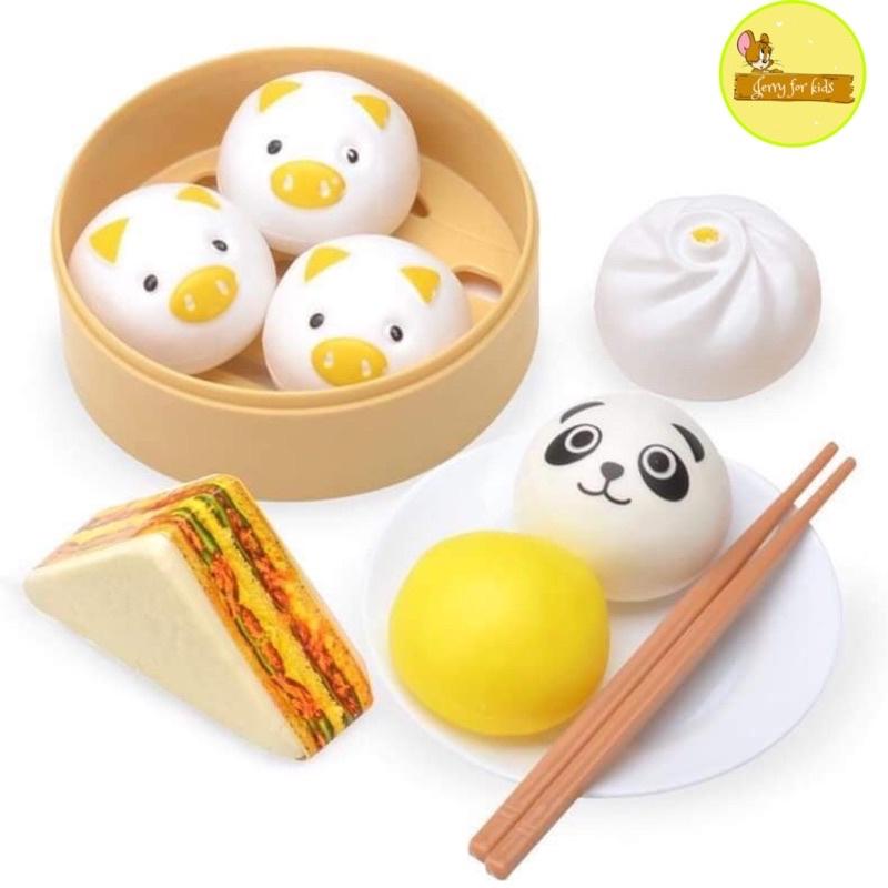 Bộ đồ chơi nấu ăn nhà bếp 88 chi tiết có dimsum,loại to,nhựa đẹp an toàn cho bé, màu sắc tươi sáng, bé vừa chơi vừa học