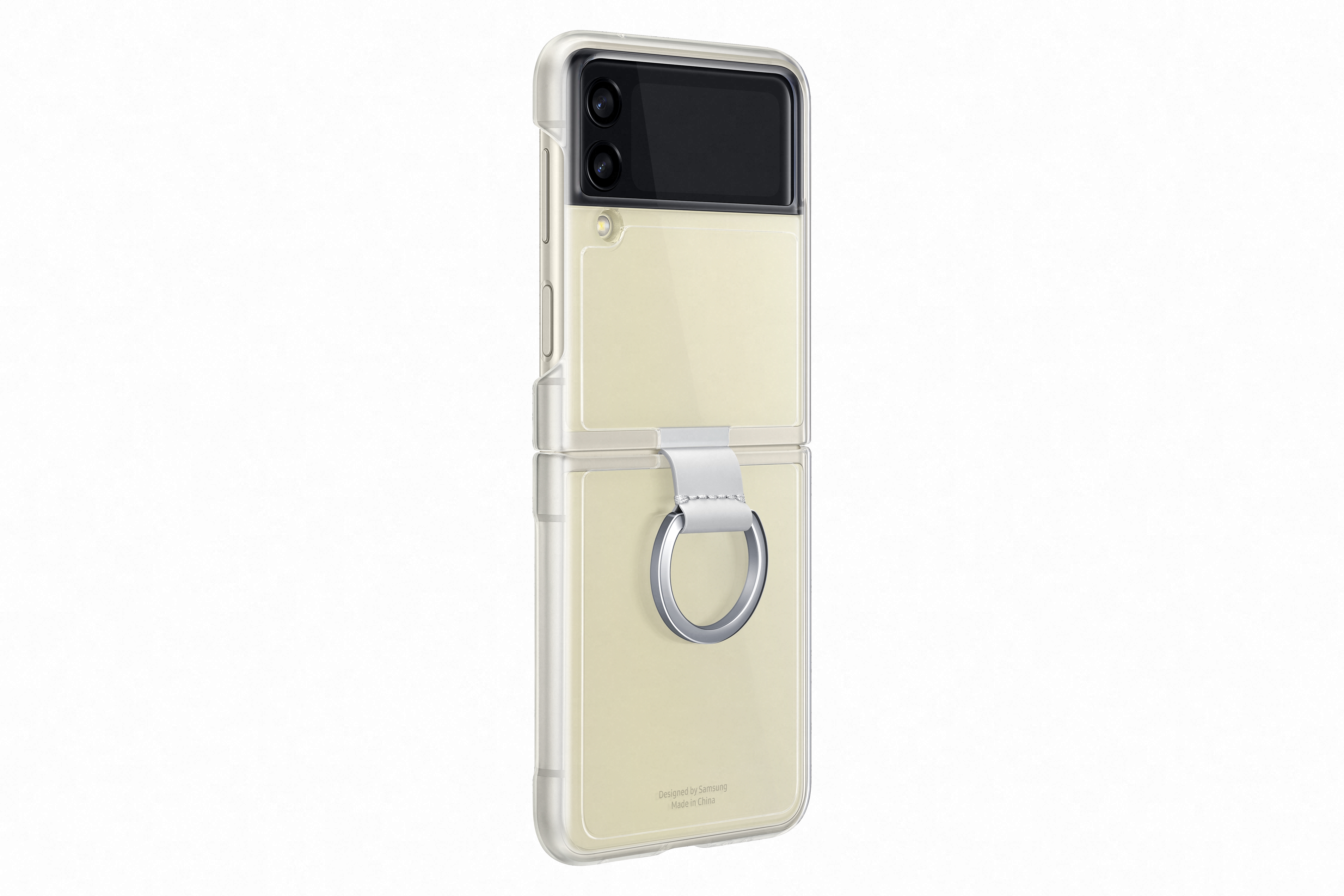 Ốp lưng cho Samsung dành cho Z Flip 4 - TRONG SUỐT - Clear cover - Hàng chính hãng