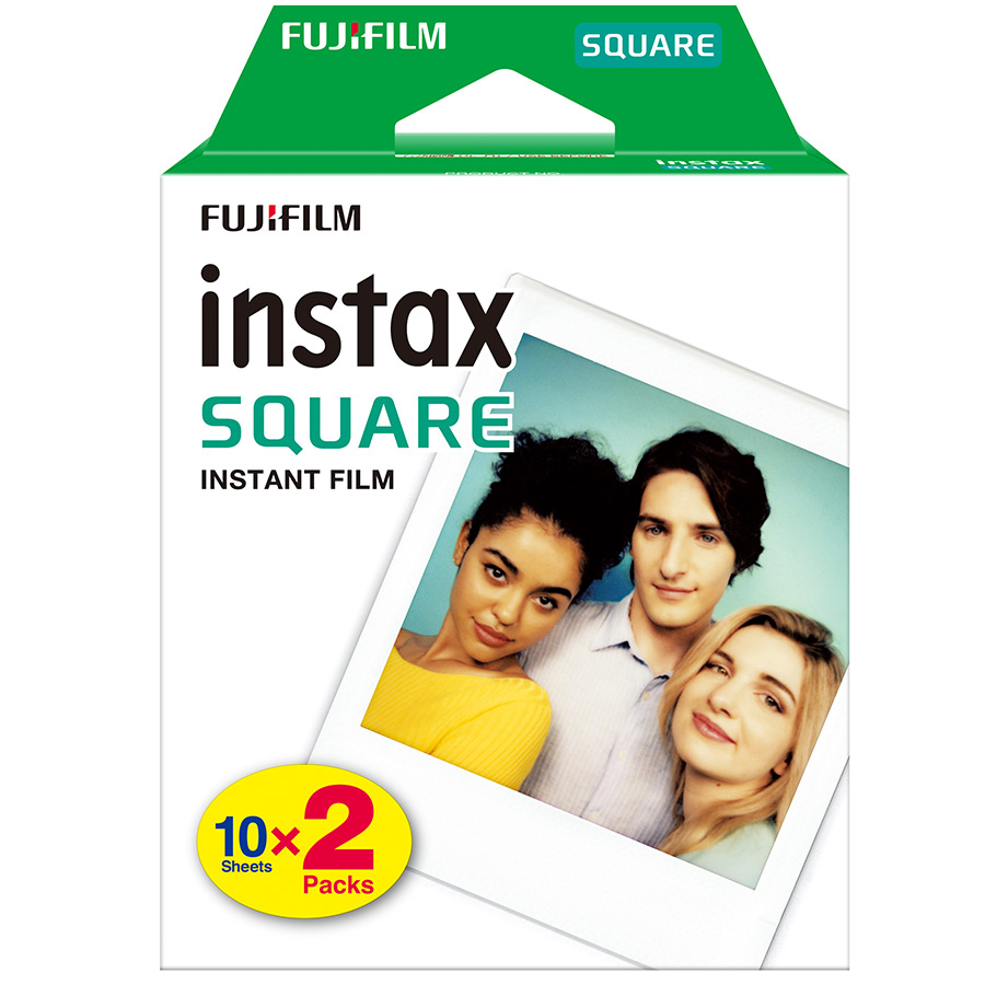 Hộp Phim Fujifilm Instax Mini Square (20 Tấm) - Hàng Chính Hãng