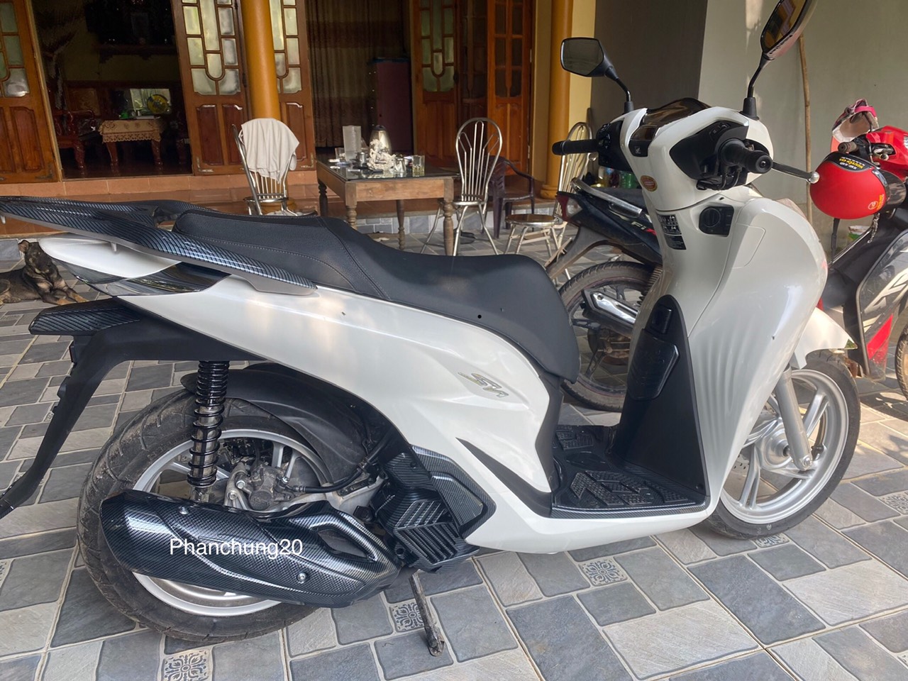 COMBO BỘ ỐP PHỤ KIỆN TRANG TRÍ DÙNG CHO ĐỜI XE SH 2020 2021 2022 2023 2024 - 125i 150i 160i CACBON