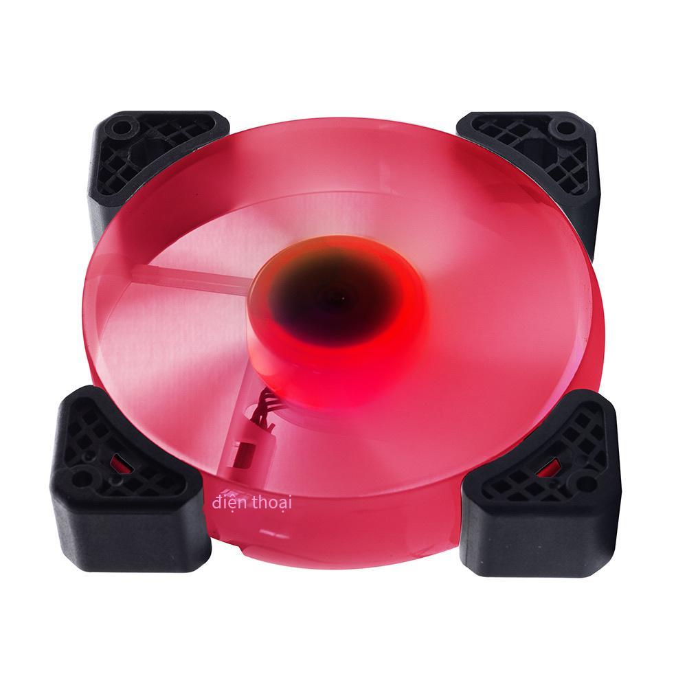 Phong cách mới nhất của quạt case máy tính để bàn 16 đèn mới nhất Khối lượng không khí lớn 12CM tản nhiệt tản nhiệt mạnh mẽ Làm mát CPU chuyên dụng