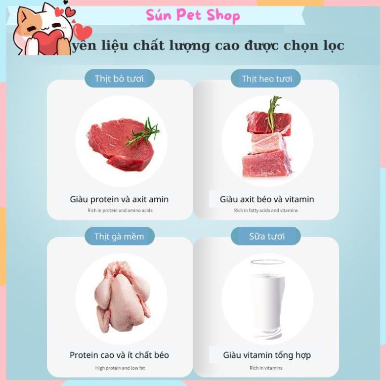Xương gặm sạch răng cho chó mix vị thịt bò, thịt gà và sữa