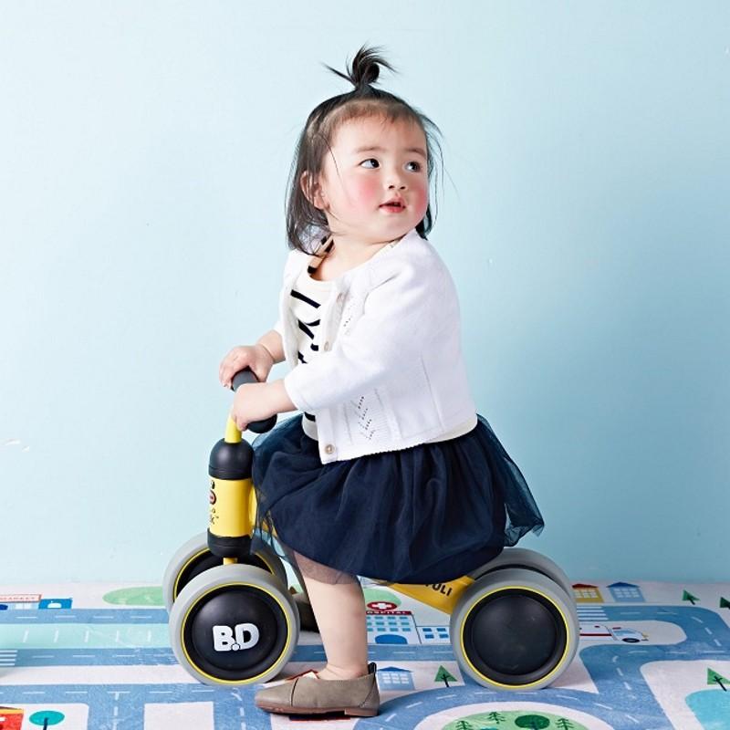 Xe chòi chân B.Duck yên da cho bé từ 1 đến 2 tuổi - Xe thăng bằng khung thép, bánh cao su an toàn cho trẻ DC019
