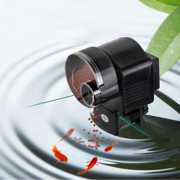 Máy Cho Cá Ăn Tự Động 2 Chế Độ, Cài Auto 12h hoặc 24H