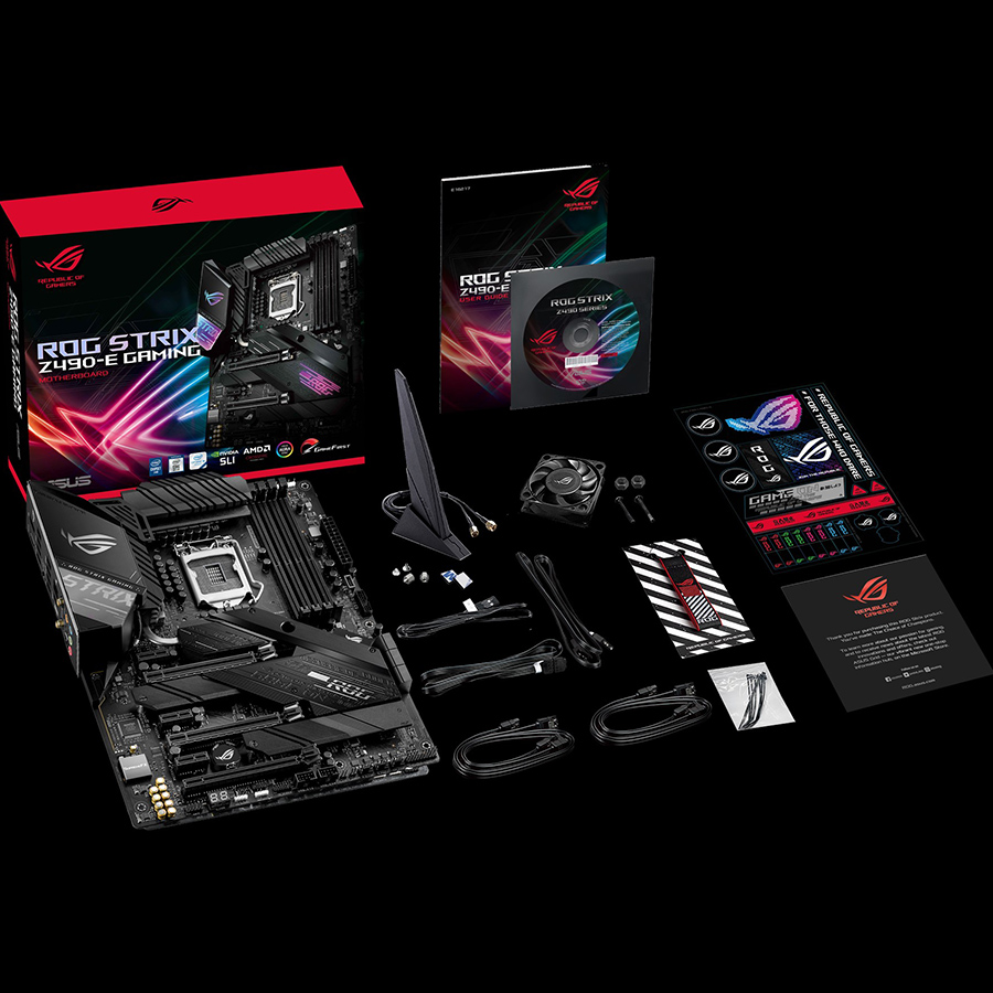 Bo Mạch Chủ Mainboard ASUS ROG STRIX Z490-E GAMING - Hàng Chính Hãng