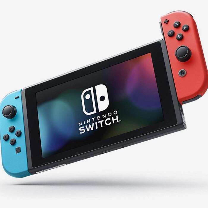 Máy Chơi Game Nintendo Switch Với Neon Blue Kèm Zelda Link's Awakening-MODEL 2019-HÀNG NHẬP KHẨU