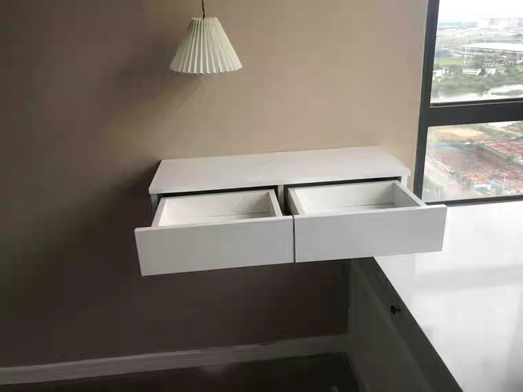 Bàn phấn trang điểm treo tường thông minh siêu bền đẹp gỗ MDF cao cấp phong cách Hàn Quốc đầy đủ phụ kiện