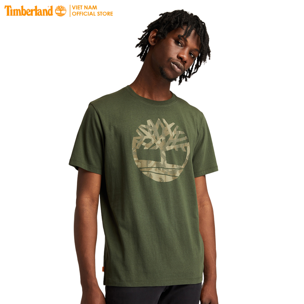 [Original] Timberland Áo Thun Men's AF TFO SS Camo Tree Logo Tee (Non-Ringer) TB0A6DVKEN