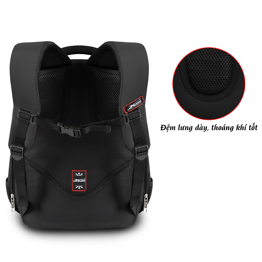 Balo du lịch Xbags Travel Đen Xb 1002