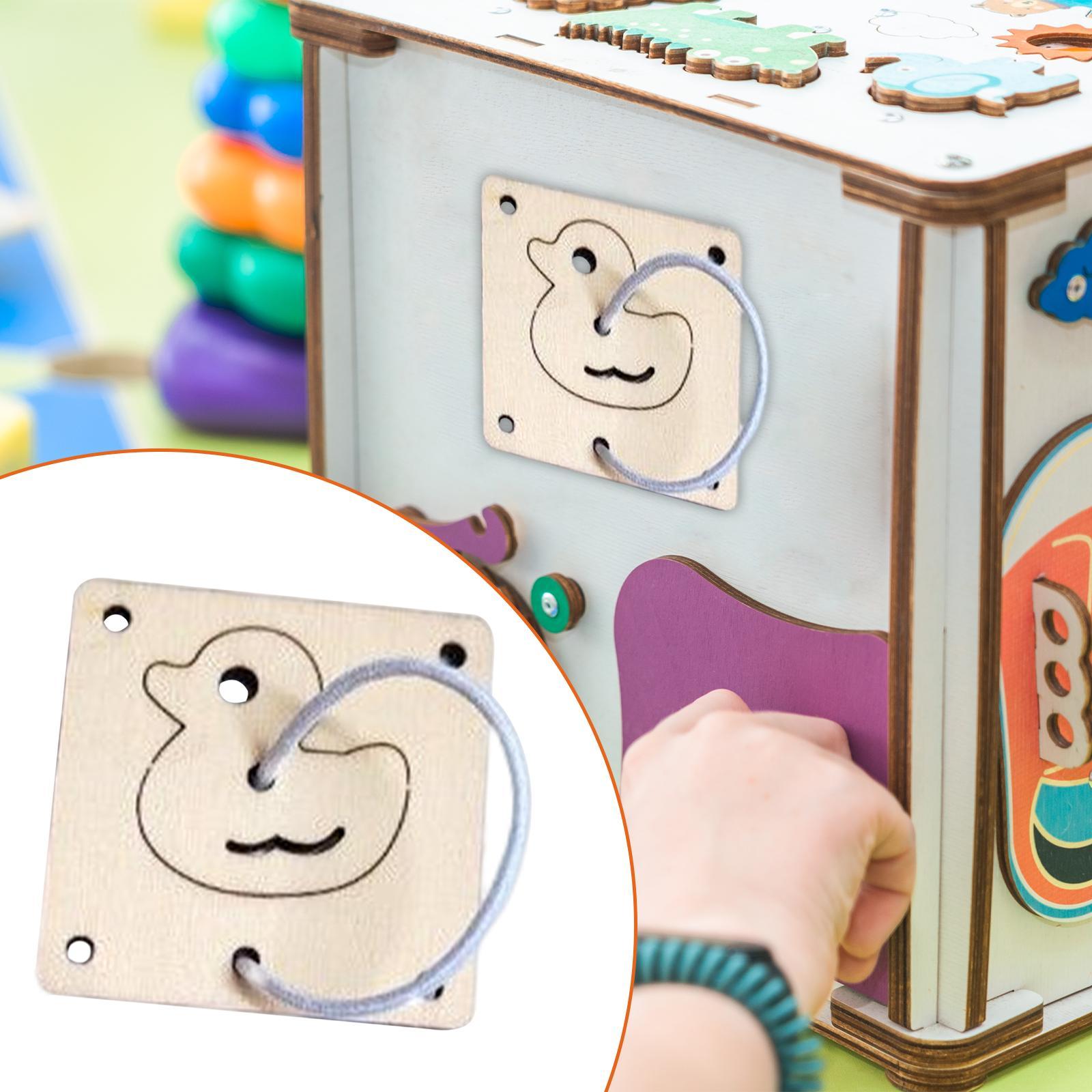 Wood Sensory Board Accessories, Busy Board DIY Parts Toy Early Learning Educational Toy Montessori Toy for Toddlers Preschool Kids Gift