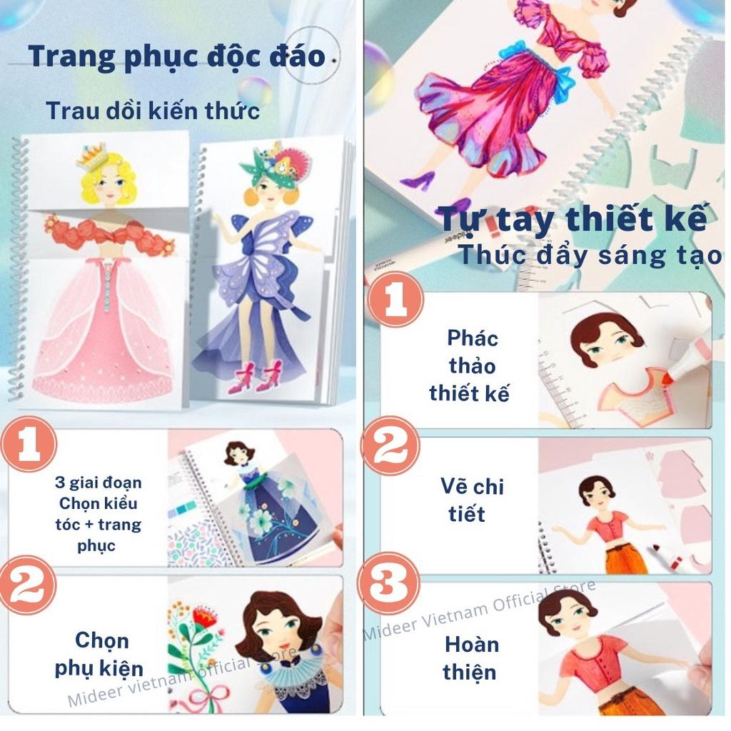 Đồ chơi thiết kế thời trang Clothing Design House, Dụng cụ may vá thủ công sáng tạo cho bé 4,5,6,7,8 tuổi