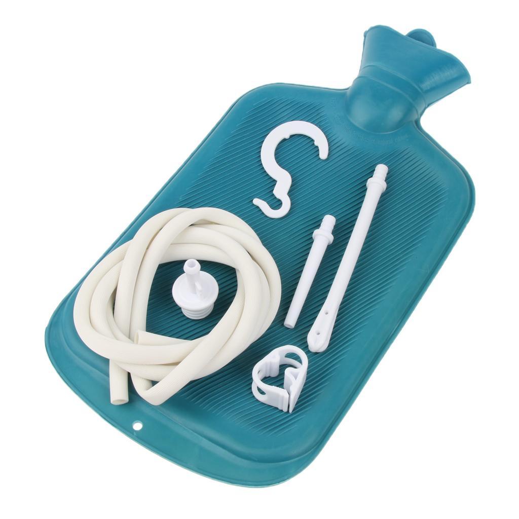 Adults Silicone Enema Douche Bag Rubber Enemator for Easy Cleaning