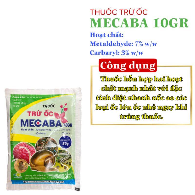 Thuốc Trừ Ốc , Bã Mồi Diệt Ốc MECABA gói 50gr