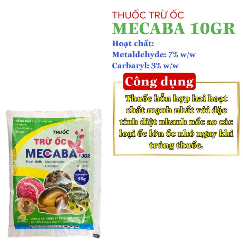 Thuốc Trừ Ốc , Bã Mồi Diệt Ốc MECABA gói 50gr