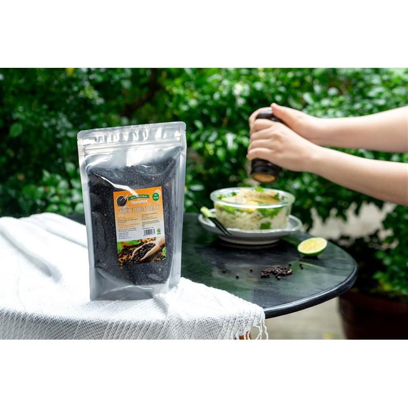 Tiêu đen hạt tuyệt trùng ngon dạng túi 500g - Xuất khẩu trực tiếp, không chất bảo quản, tạo màu, tạo mùi