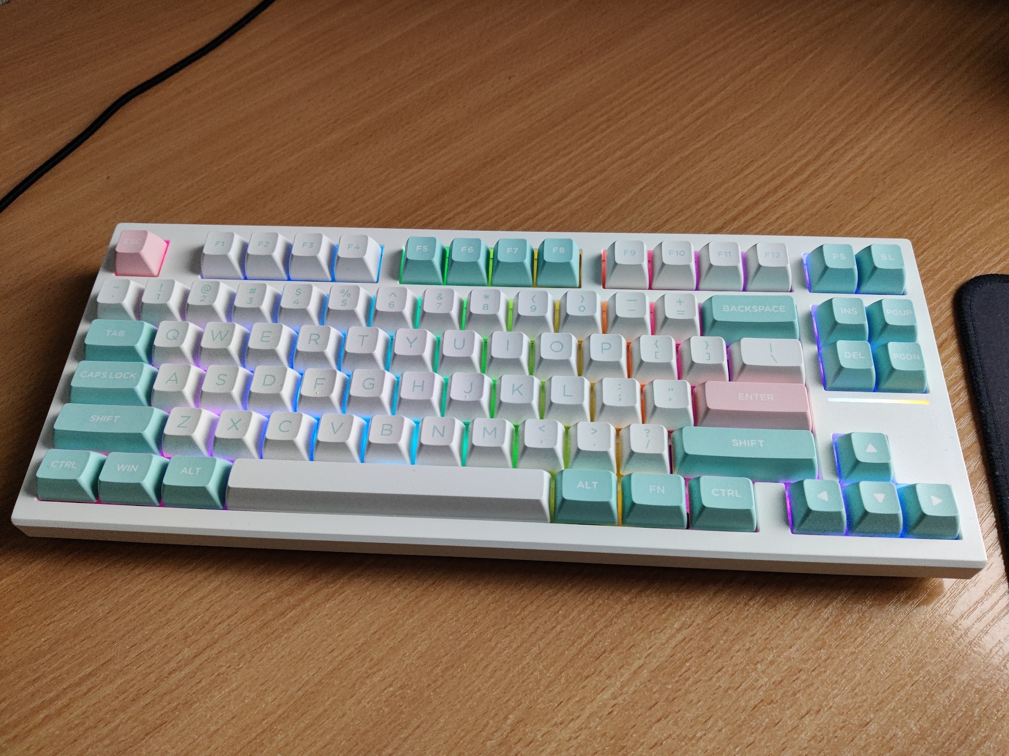 Bàn phím cơ FL-Esports FL750 SAM Polar Night/Mashmallow - Hàng chính hãng