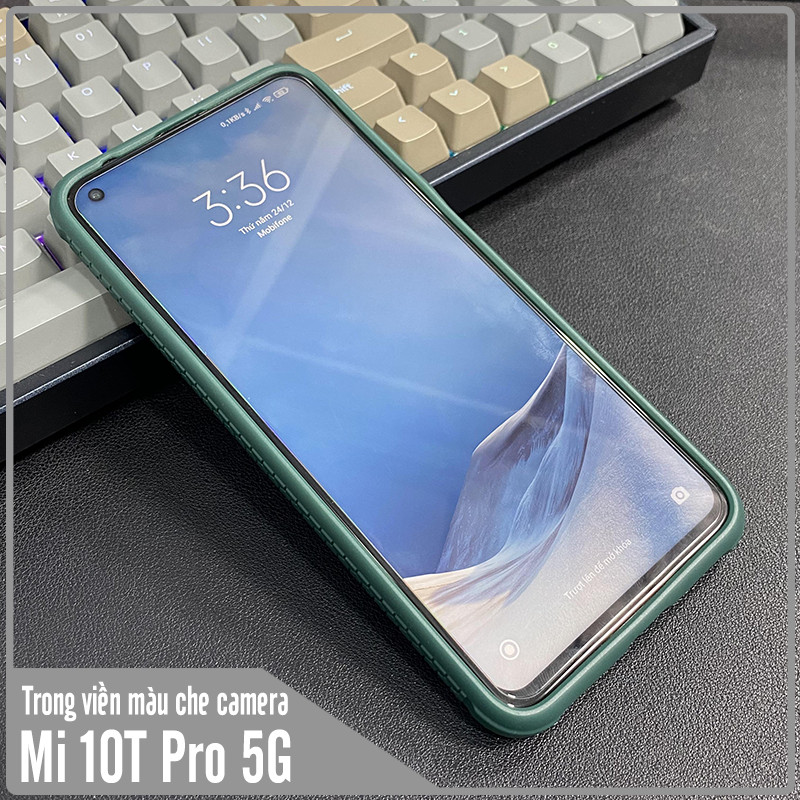 Ốp lưng cho Xiaomi Mi 10T Pro - Redmi K30S trong viền màu che camera 4 Gốc chống sốc