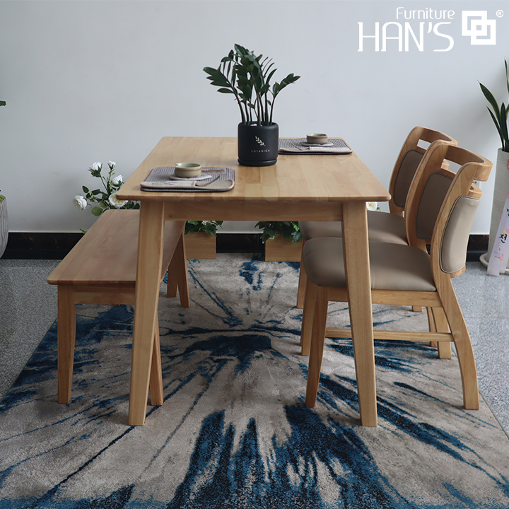 Bộ Bàn Ghế Hàn Quốc BIANCA 2 Chair Bench
