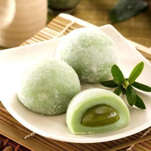 Bánh Mochi Nhân Trà Xanh Japanese Style Green Tea Mochi - Hộp 140g