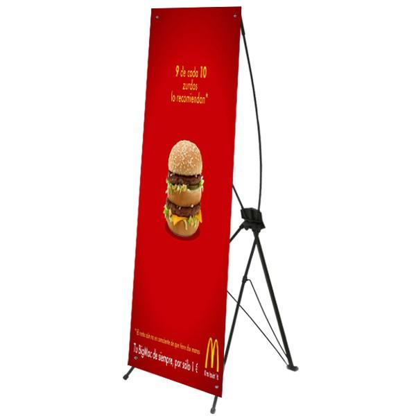 Khung standee 60x160cm treo banner chữ X kiểu dáng Hàn Quốc