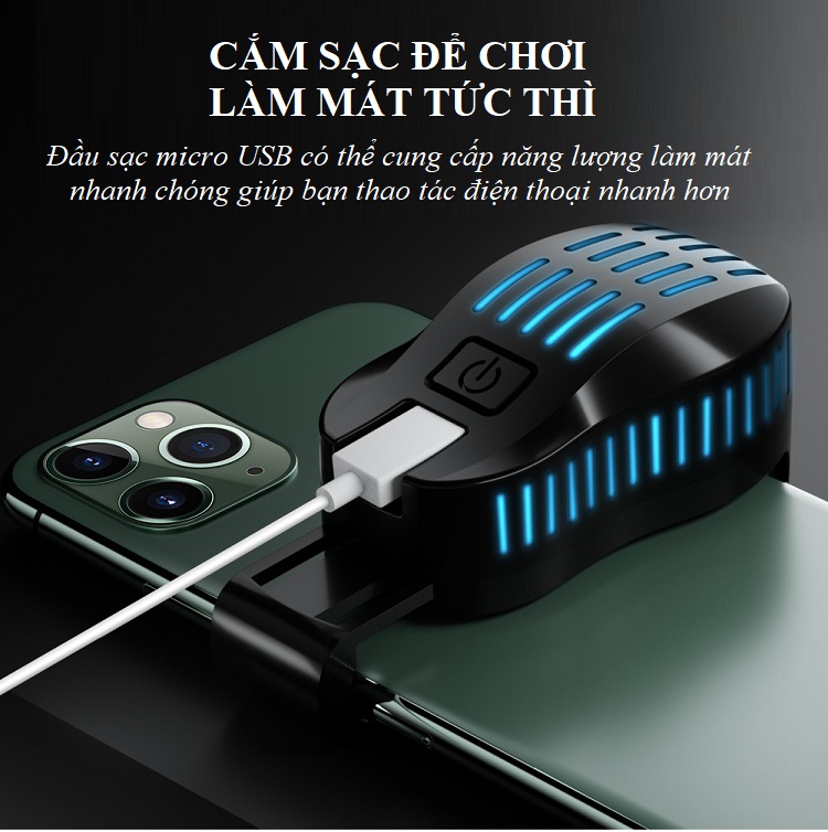 Quạt Tản Nhiệt Gaming Cho Điện Thoại Làm Mát Hiệu Quả P-20