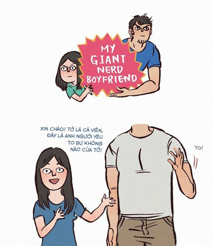 bạn trai khổng lồ thiếu não của tôi chapter 1 3