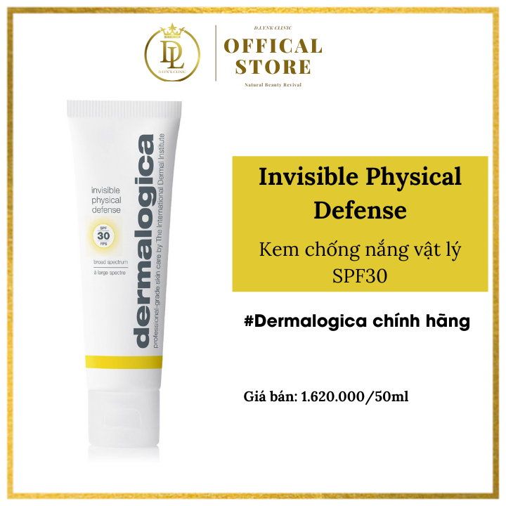 Kem chống nắng vật lý Dermalogica Physical Invisible Defense SPF30 50ml dành cho mọi loại da