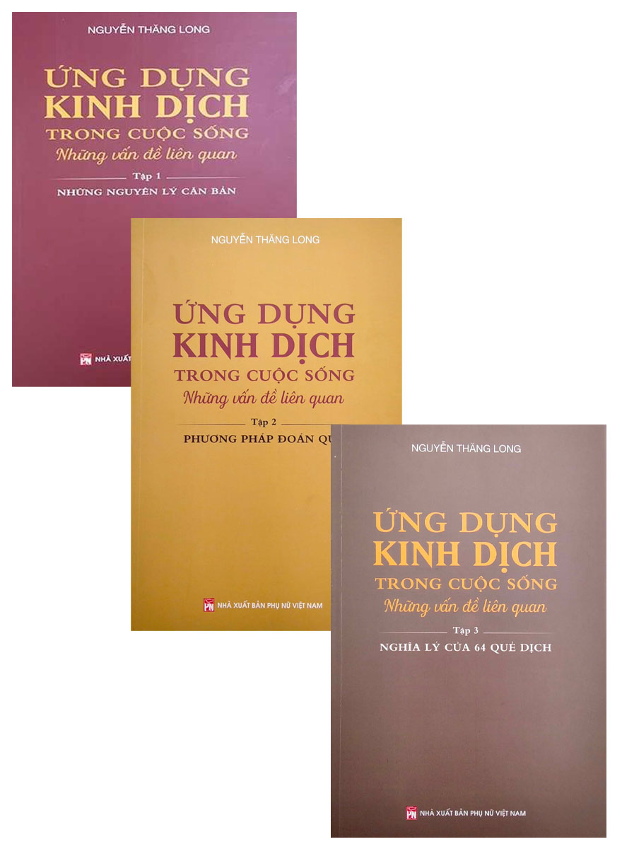 Combo Ứng Dụng Kinh Dịch Trong Cuộc Sống - Tập 1 + 2 + 3 (Bộ 3 Cuốn) - PNU