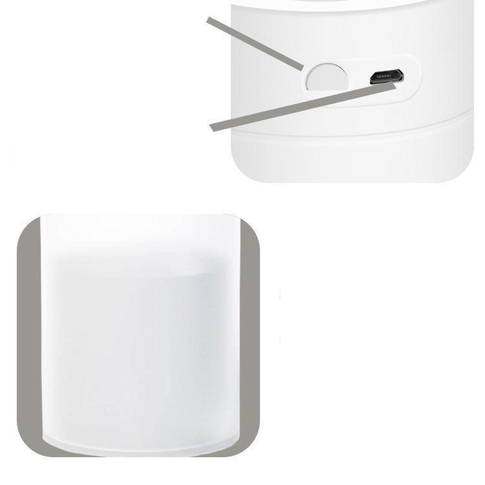 Portable Desktop Humidifier with Night Light Low Noise   260ml White