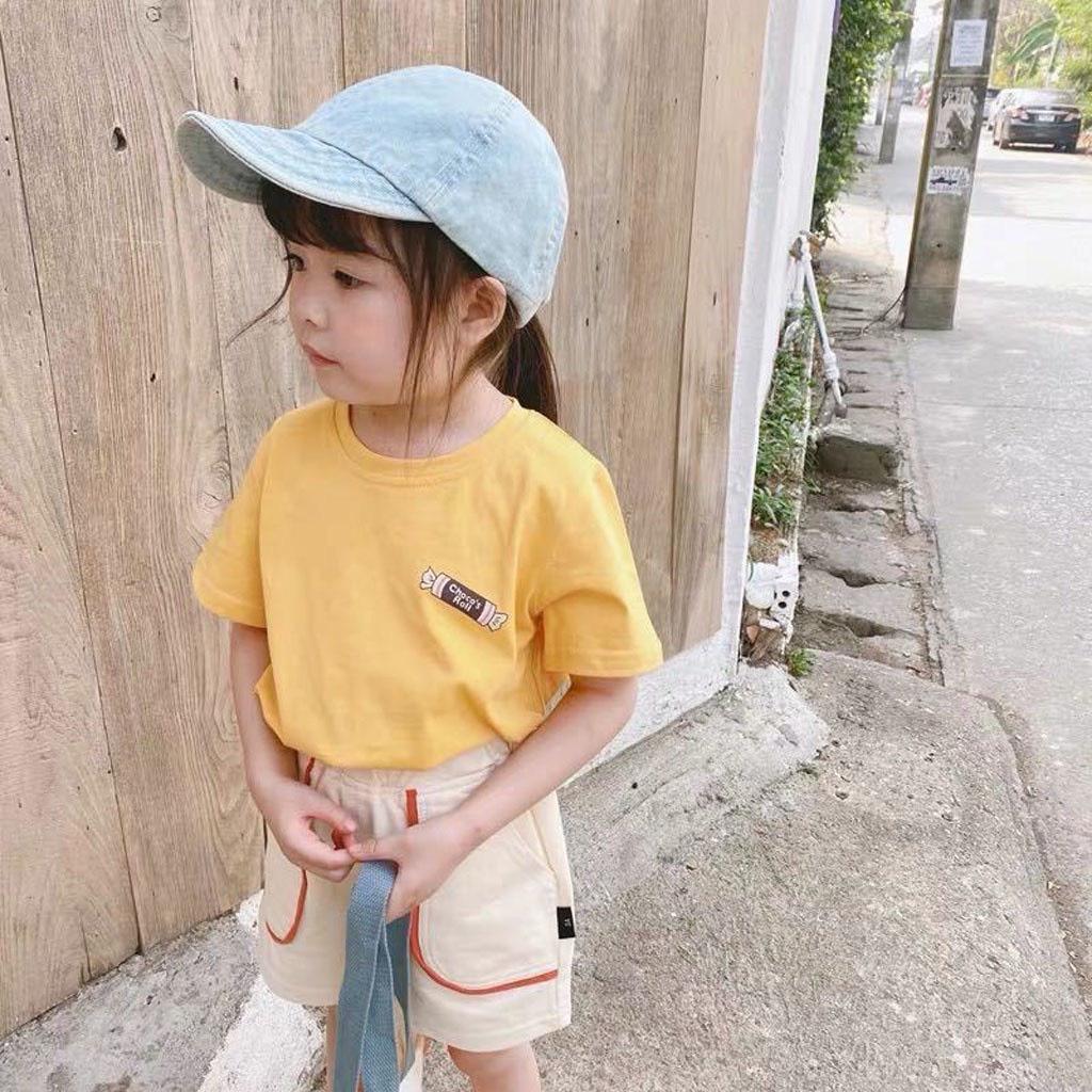 Quần đùi túi viền cho bé trai bé gái, Quần short cotton cho bé mặc hè từ 8-25kg