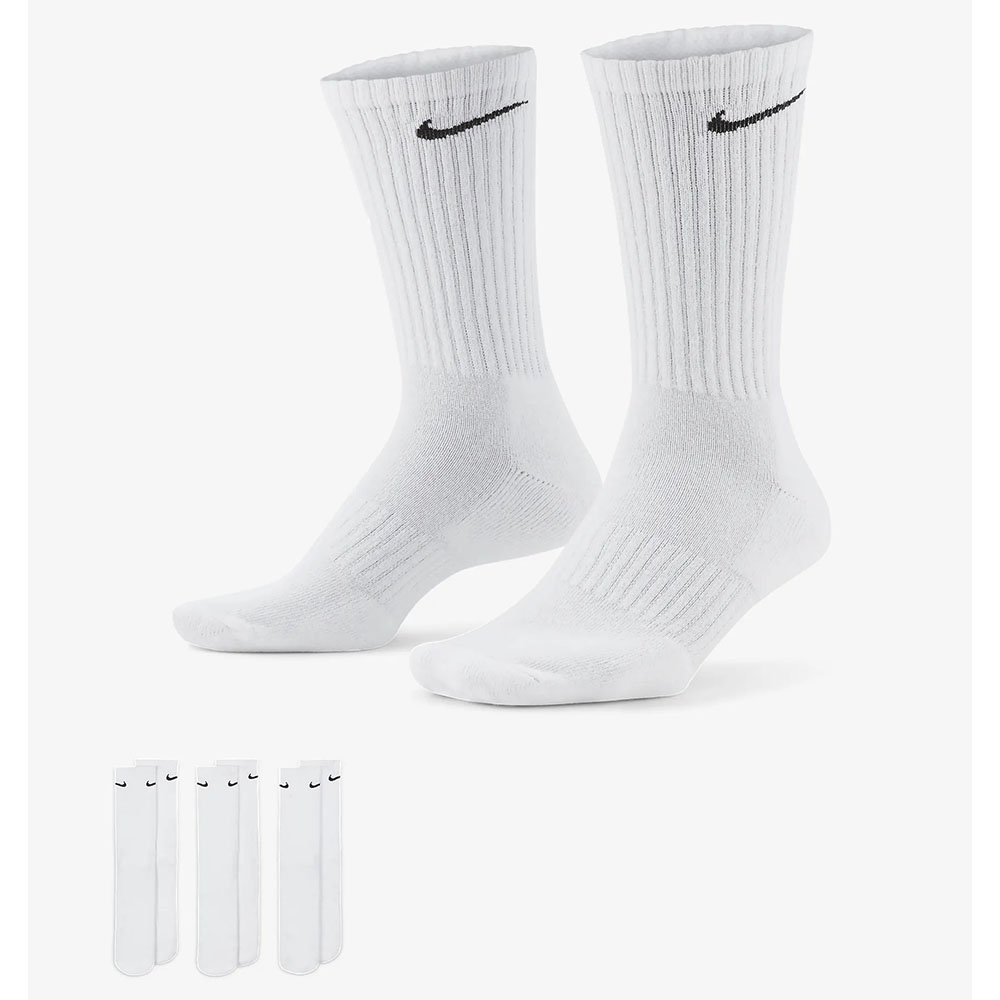 Vớ thể thao unisex NIKE U NK EVERYDAY CSH CRW 3PR 132