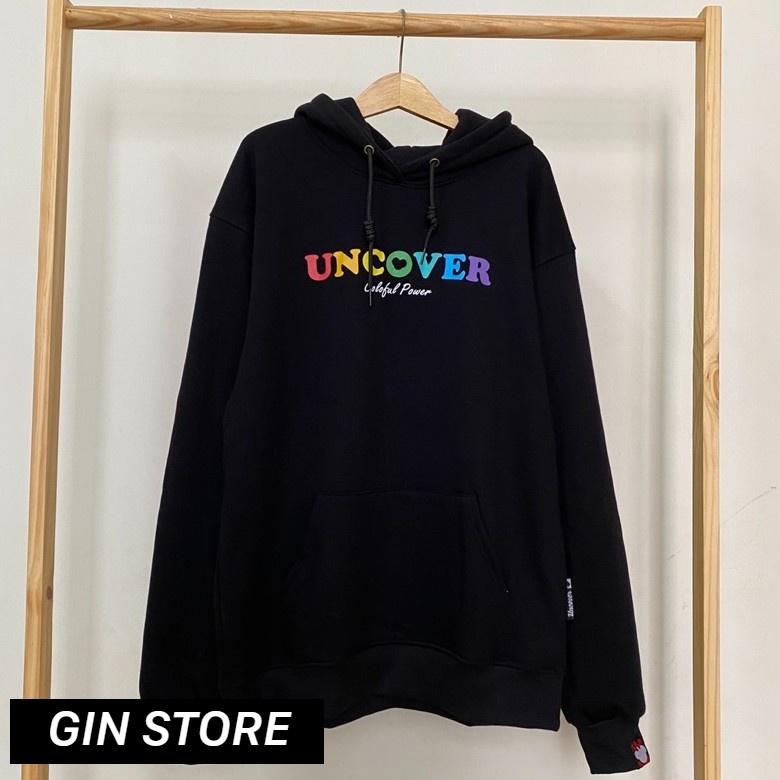 Hình ảnh Áo hoodie unisex uncover basic Áo khoác nỉ uncover basic ver2 full tag - Gin Store