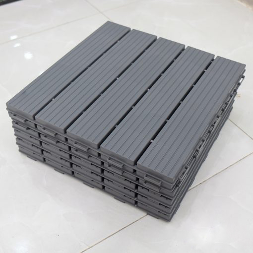 40 Tấm Vỉ Nhựa Lót Sàn Home Max. Lót Sàn Ban Công/Nhà Tắm/Hồ Bơi/Sân Thượng (30x30x2cm), Chống Trơn Trượt, Cực Bền - Hàng VNXK (Loại 1