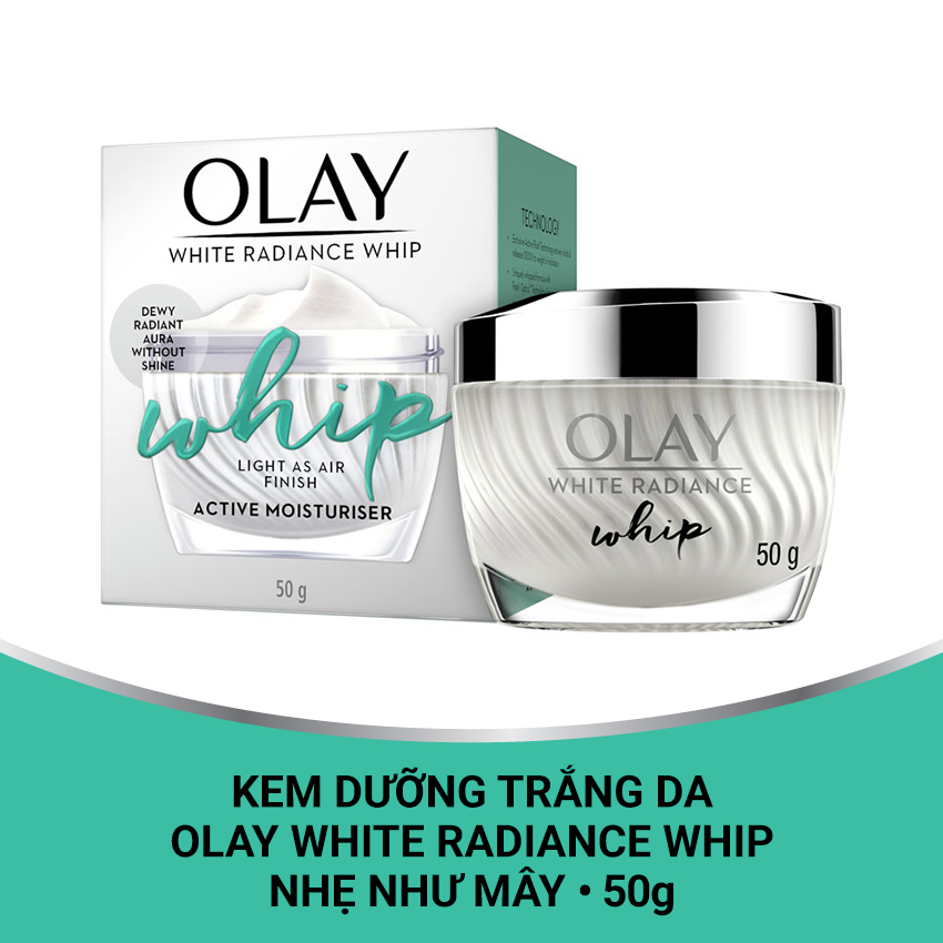 Kem Dưỡng Trắng Da OLAY White Radiance Whip Active Moisturizer 50g