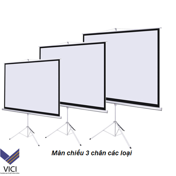 Màn chiếu 3 chân 85inch - 1m52 x 1m52