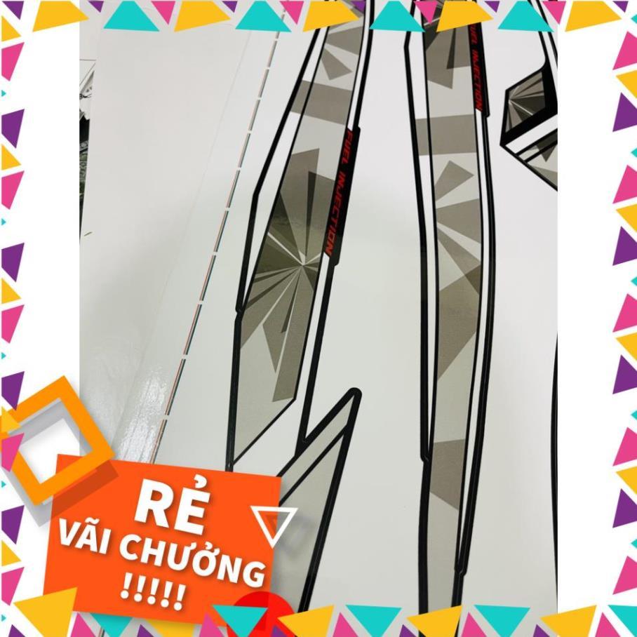 Tem Rời Exciter 150 Mẫu Y15ZR Đen Xám Trắng