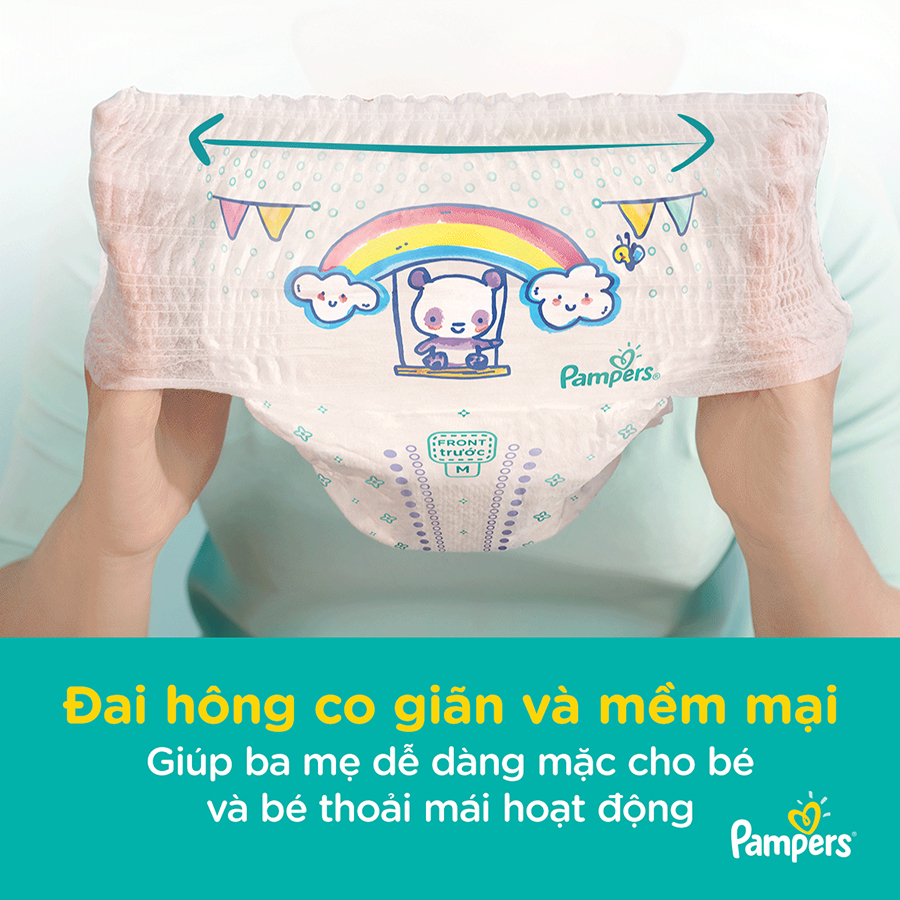 Combo 3 Tã Quần Pampers Giữ Dáng Mới Gói Cực Đại M74/L68/XL62/XXL56 - XL186