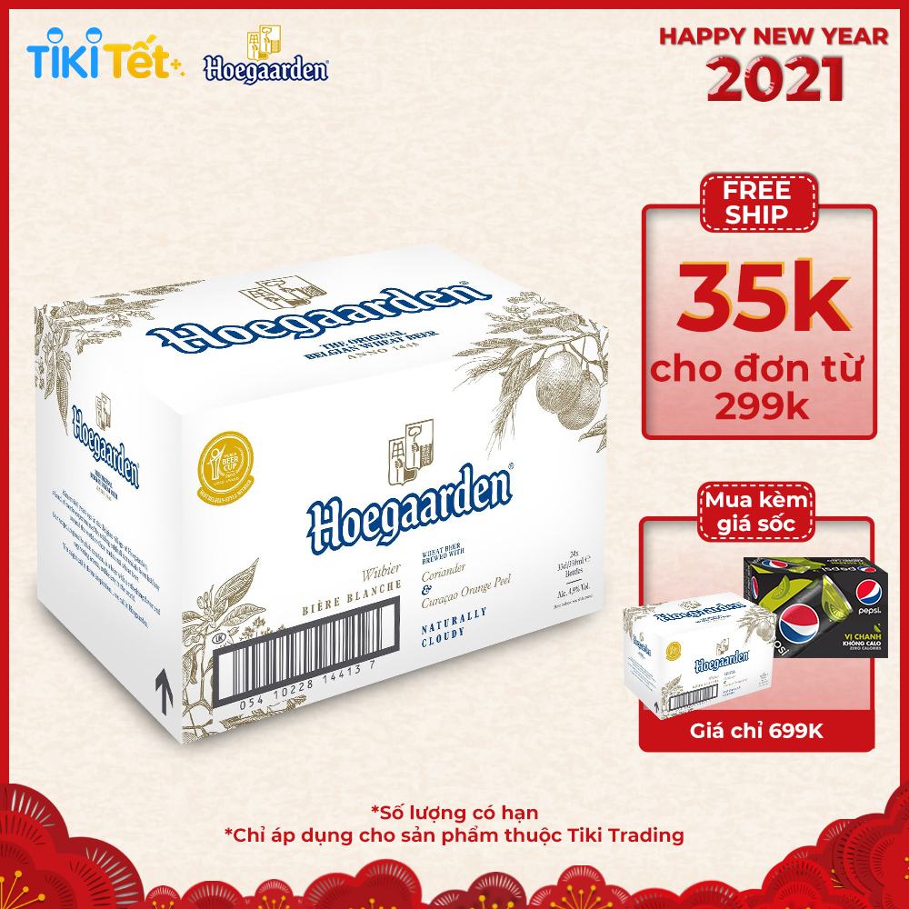 Bia Hoegaarden 330ml Thùng 24 Chai