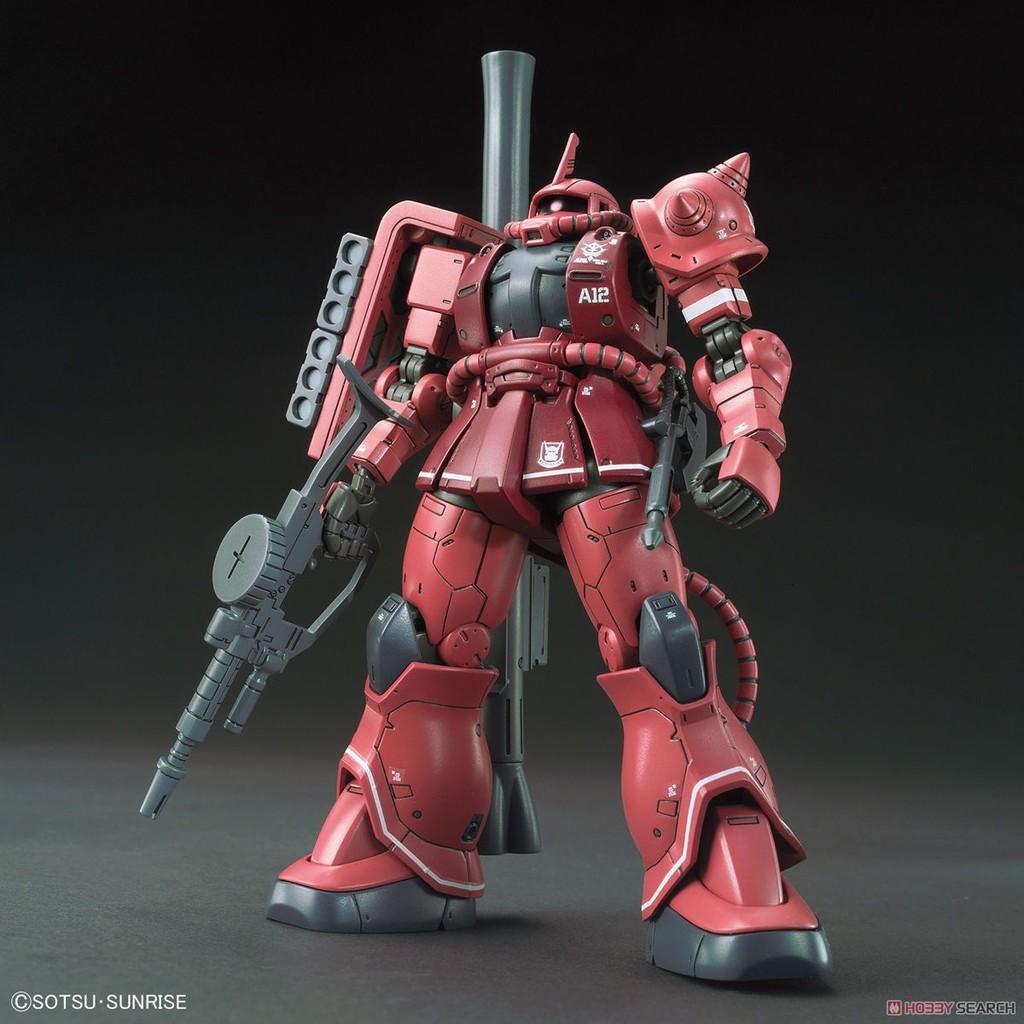 Đồ chơi mô hình lắp ráp HG GTO Zaku II RC Char Aznable Bandai