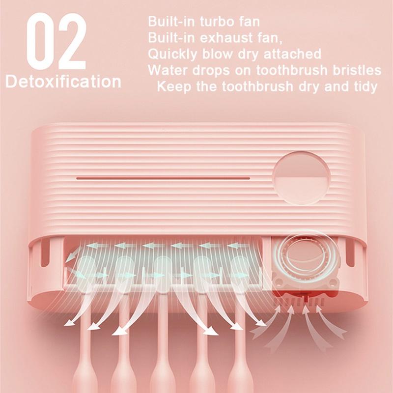 Giá để bàn chải Xiaomi Youpin Sothing kệ bàn chải đánh răng Dụng Cụ Lấy Kem Đánh Răng Khử Trùng Bằng Tia Uv hộp đánh răng kệ treo tường