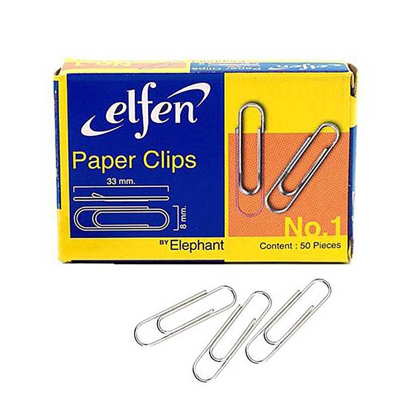 Kẹp Giấy Tròn Elfen Size 33 mm No.1