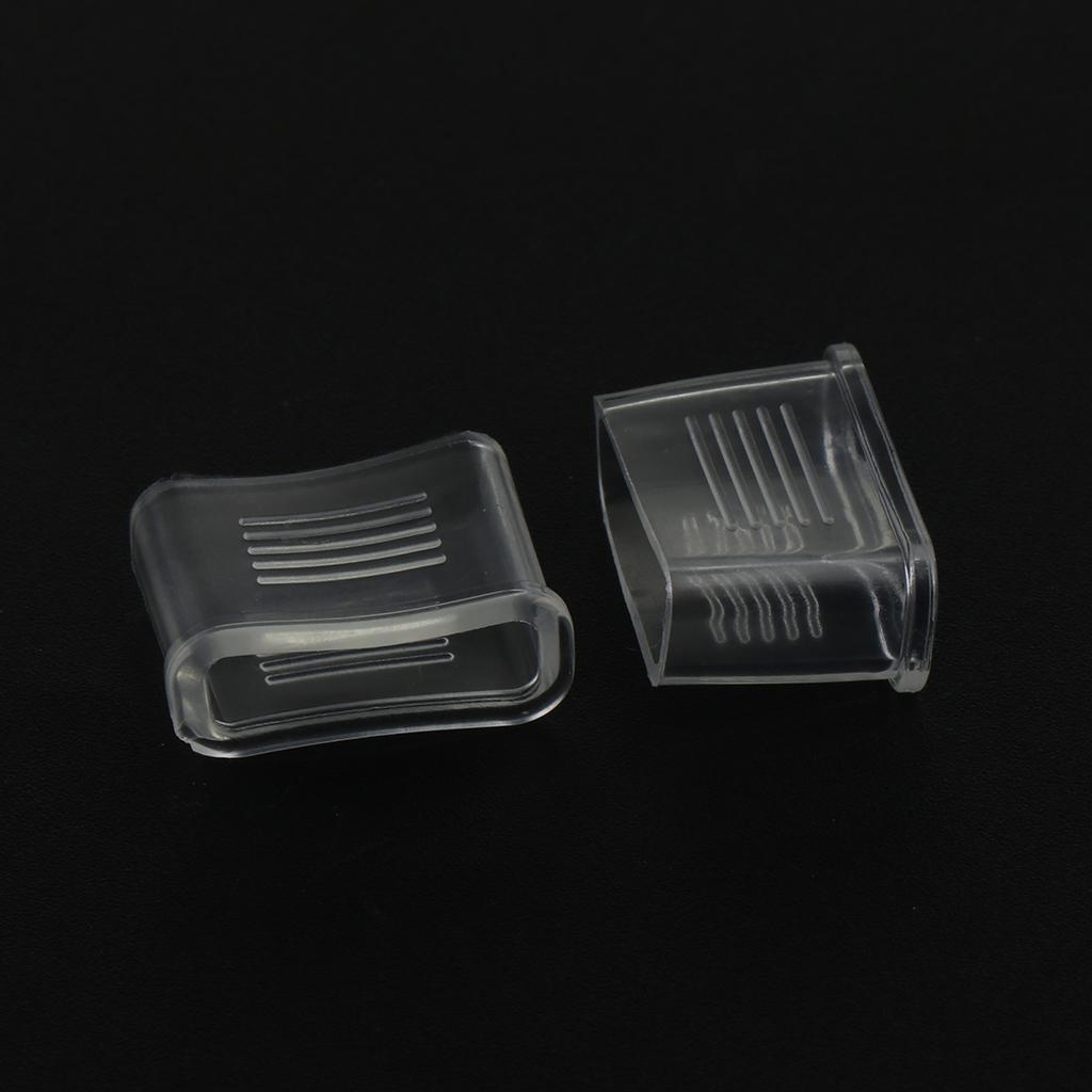 20 Pieces Referee Whistle Cover Transparent Whistle Cushioned Mouth Grip