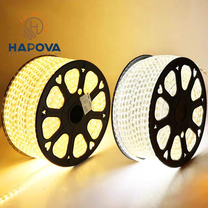 Dây đèn led trang trí dây đôi HAPOVA DIFIT 2835 đủ màu sắc