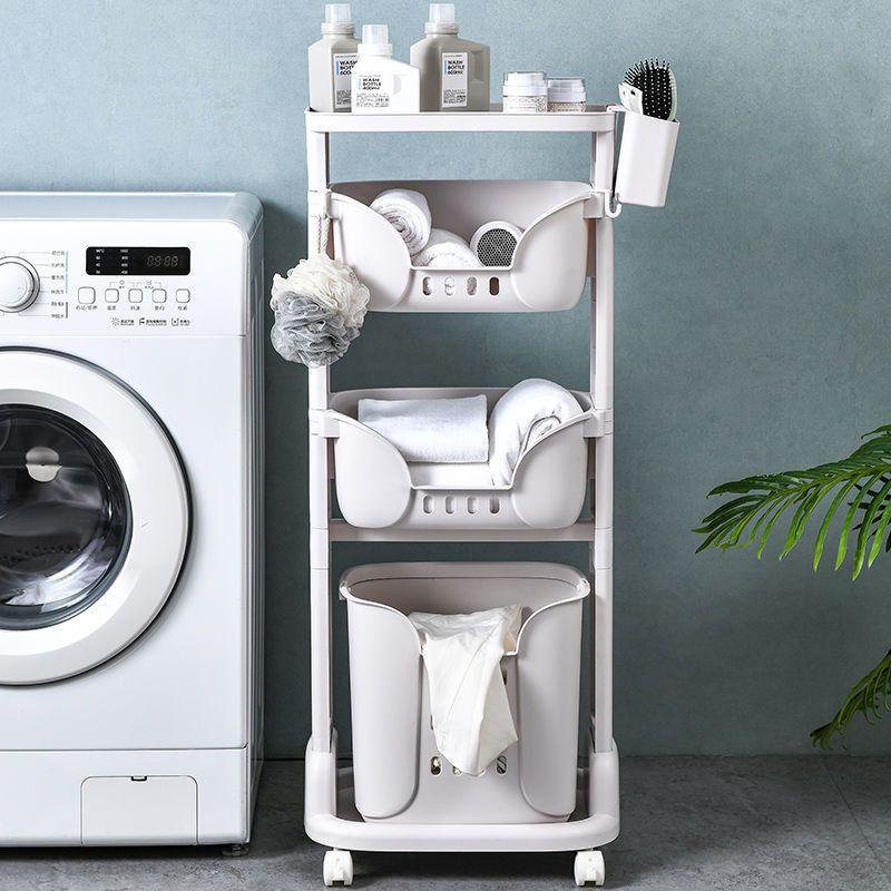 Kệ đựng đồ đa năng 3 tầng nhựa eccox có bánh xe xoay 360 độ, kệ để đồ cao cấp 5329