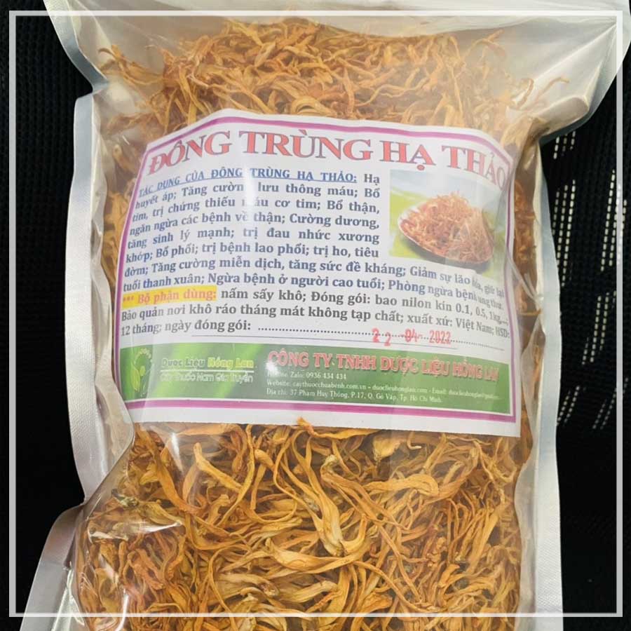 ✅ 500g Đông Trùng Hạ Thảo Sấy Khô Sợi To Ngon Hàng Cao Cấp